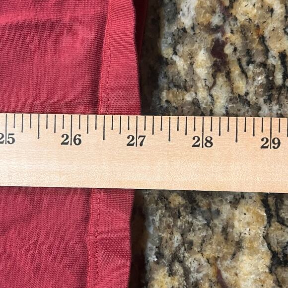 LIFE IS GOOD MICKEY DISNEY WOMAN CRUSHER T-SHIRT SIZE XL “Sleigh‎ all day” Red - Picture 4 of 6